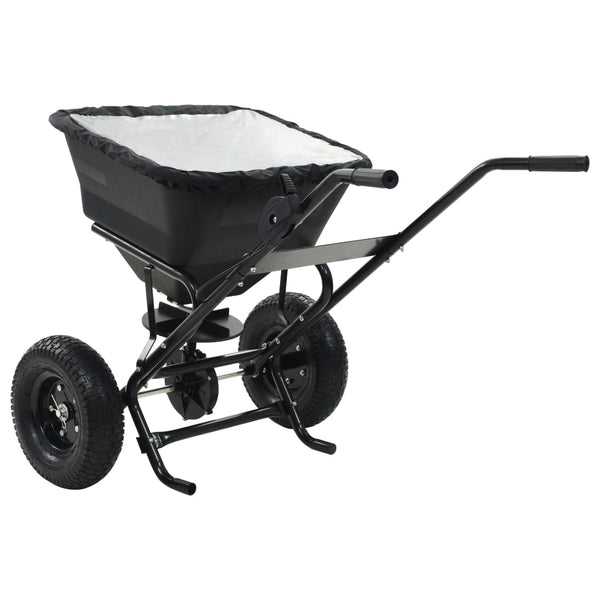 Työnnettävä suolan levitin Harriette 106x73x76cm 45 l (pvc ja teräs)