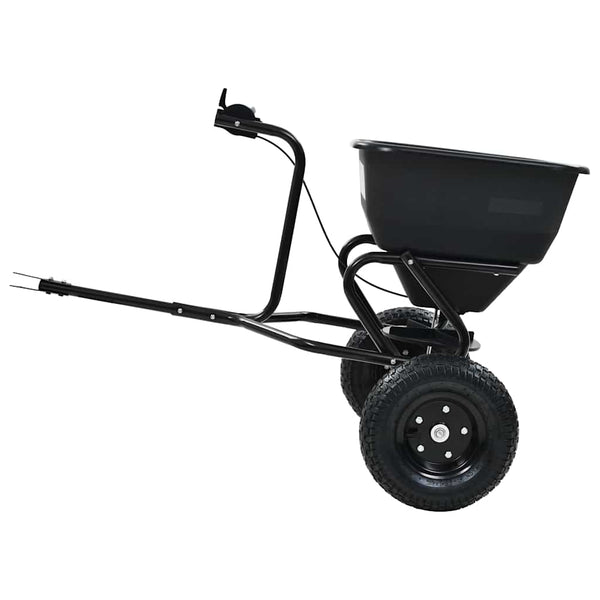 Vedettävä suolan levitin PVC ja teräs 125x74x79 cm 45 l