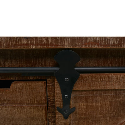 Ruskea lipasto Diamid 64x33,5x75cm (kuusipuu)