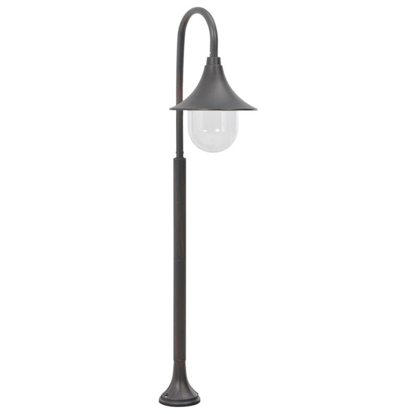 Pronssi pylväsvalaisin puutarhaan Casuta 120cm (e27 alumiini)