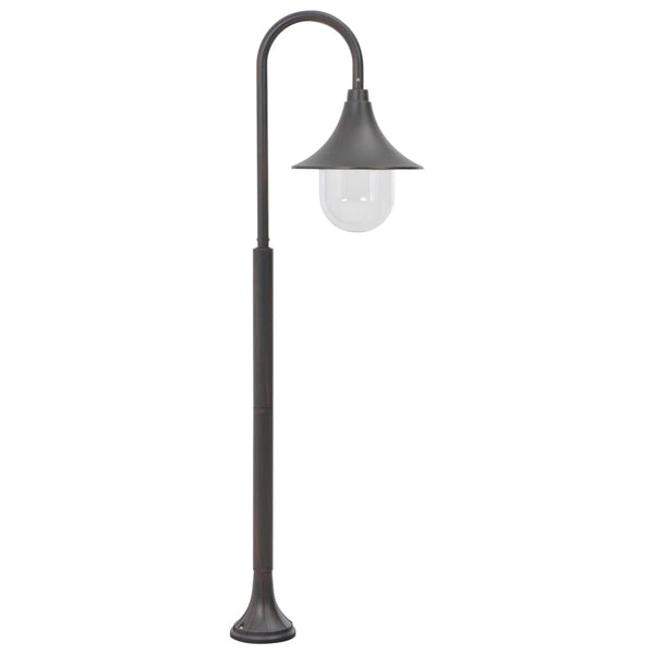 Pronssi pylväsvalaisin puutarhaan Casuta 120cm (e27 alumiini)