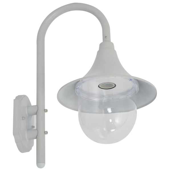 Valkoinen ulkoseinävalaisin Daraghmeh 42cm (e27 alumiini)