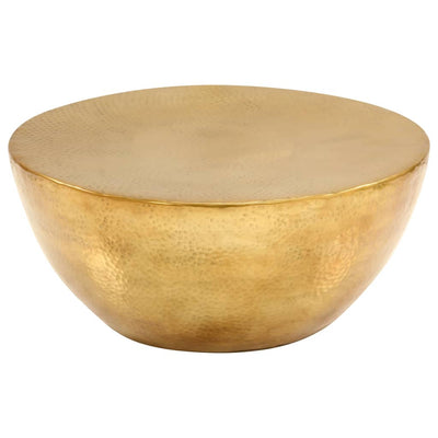 Messinki sohvapöytä Nistorica 70x30cm (vasaroitu alumiini)