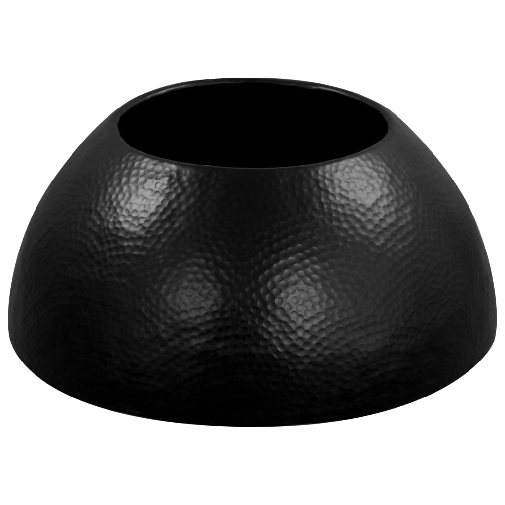 Musta sohvapöytä Nistorica 70x30cm (vasaroitu pinta alumiini)