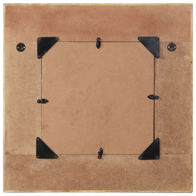 Seinäpeili Adel 60x60cm (uusiokäytetty puu)