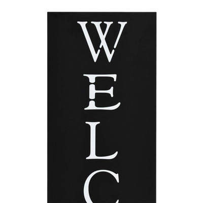 Musta sateenvarjoteline welcome Arini (teräs)