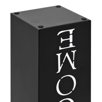 Musta sateenvarjoteline welcome Arini (teräs)