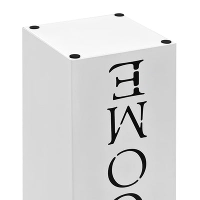 Valkoinen sateenvarjoteline welcome Arini (teräs)