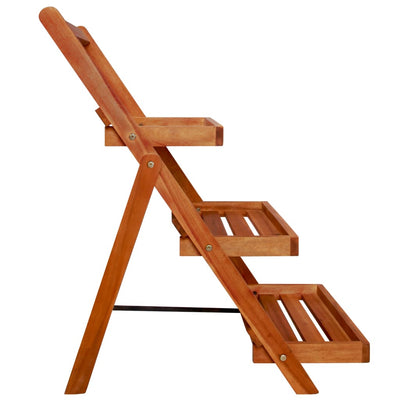 3-kerroksinen kukkateline Simbromia 50x63x80cm (akaasiapuu)