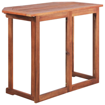 Bistropöytä 90x50x75 cm täysi akaasiapuu