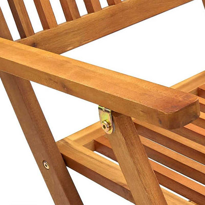 Kokoontaitettava ulkoruokailuryhmä Opris (5-osainen, akaasiapuu)