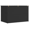 Ulkosäilytyslaatikko musta 150x100x100 cm polyrottinki