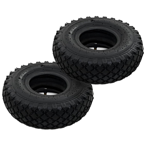 Nokkakärryn rengas ja sisäkumi Hjalmar 3,00-4 260x85 (2 kpl kumi)