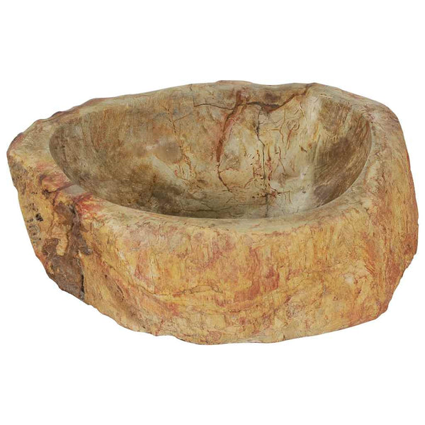 Pesuallas fossiilinen kivi 45x35x15 cm kerma