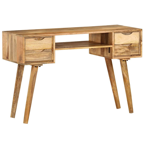 Kirjoituspöytä kiinteä mangopuu 115x47x76 cm