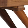 Senkki uusiokäytetty puu 110x30x75 cm ruskea