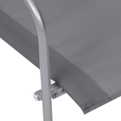 Harmaa puutarhasohvasarja Pricajan 4-osainen (kangas/teräs)