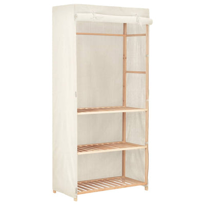 Vaatekaappi 3 hyllyä 79x40x170 cm