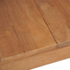 Ruokapöytä kiinteä tiikki luonnollinen viimeistely 140x70x76cm
