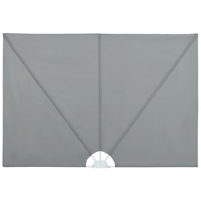 Kokoontaittuva terassin sivumarkiisi harmaa 300x200 cm
