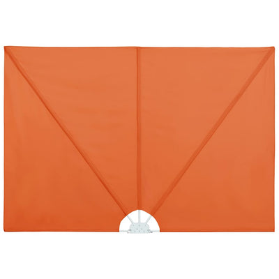 Terrakotta kokoontaittuva terassin sivumarkiisi Plopeanu 240x160cm