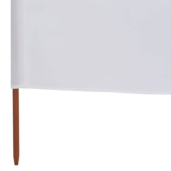 Tuulensuojakangas 3 paneelilla 400 x 120 cm valkoinen