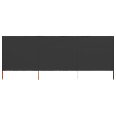 Tuulensuojakangas 3 paneelilla 400 x 120 cm antrasiitti