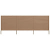Tuulensuojakangas 3 paneelilla 400 x 120 cm ruskeanharmaa