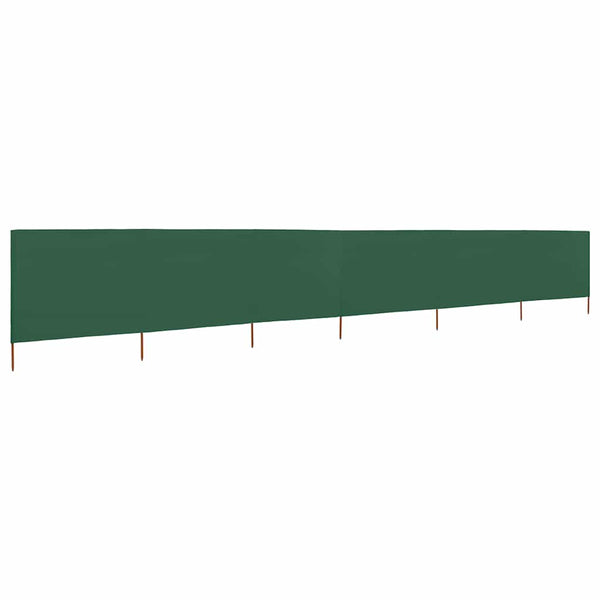 Tuulensuojakangas 6 paneelilla 800 x 80 cm vihreä