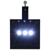 Musta ulkoaurinkokennovalaisin Marinta 12cm (6 kpl led neliö)