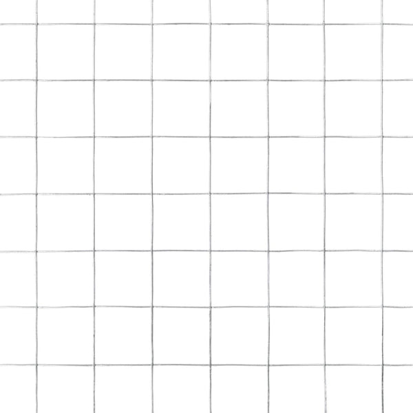 Kanaverkko galvanoitu teräs 25x1,5 m hopea