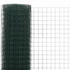 Kanaverkko teräs PVC pinnoitteella 25x1,5 m vihreä
