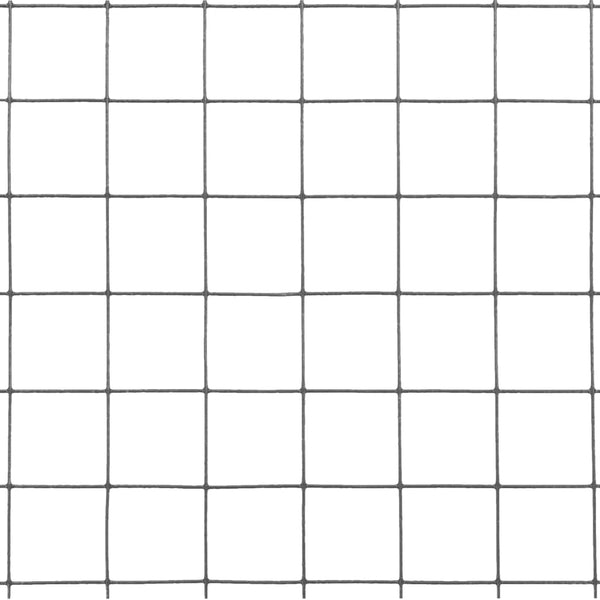 Kanaverkko teräs PVC pinnoitteella 10x1 m harmaa