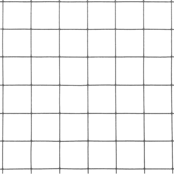 Kanaverkko teräs PVC pinnoitteella 25x1 m harmaa