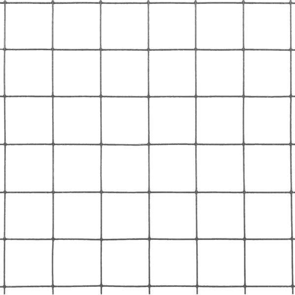 Kanaverkko teräs PVC pinnoitteella 10x0,5 m harmaa