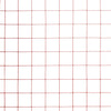 Kanaverkko teräs PVC pinnoitteella 25x1 m punainen