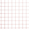 Kanaverkko teräs PVC pinnoitteella 25x1,5 m punainen