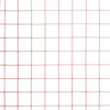 Kanaverkko teräs PVC pinnoitteella 25x1,5 m punainen