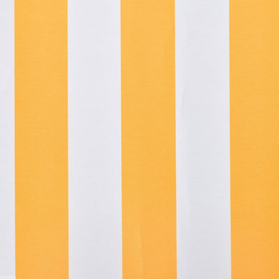 Markiisikangas oranssi ja valkoinen 350x250 cm