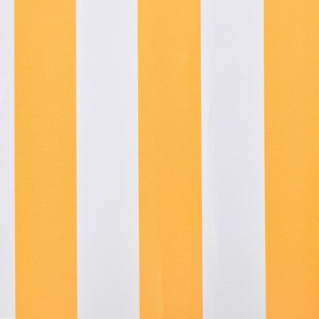 Oranssi ja valkoinen markiisikangas Ferin 350x250cm