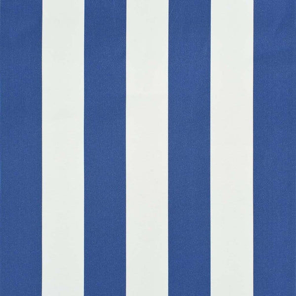 Bistromarkiisi 250x120 cm sininen ja valkoinen
