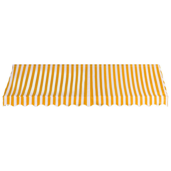 Bistromarkiisi 350x120 cm oranssi ja valkoinen
