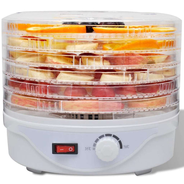 Ruokakuivuri 6 tarjottimella pyöreä 250 W