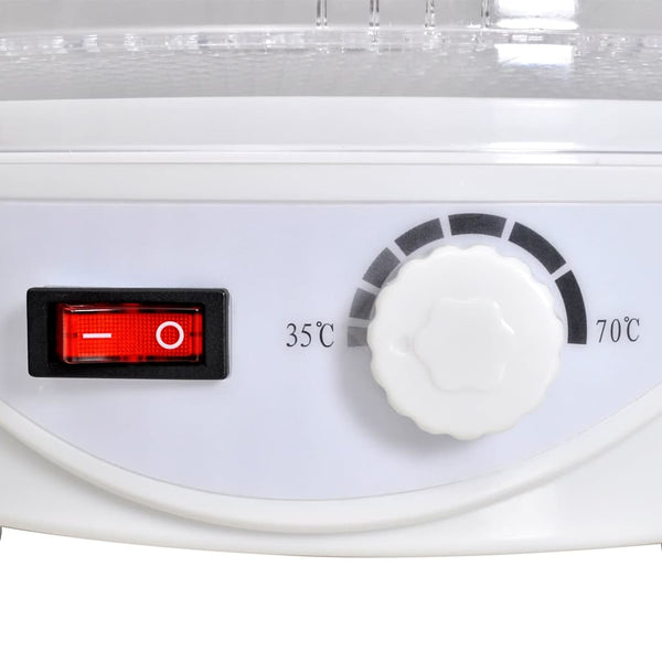 Ruokakuivuri 6 tarjottimella pyöreä 250 W