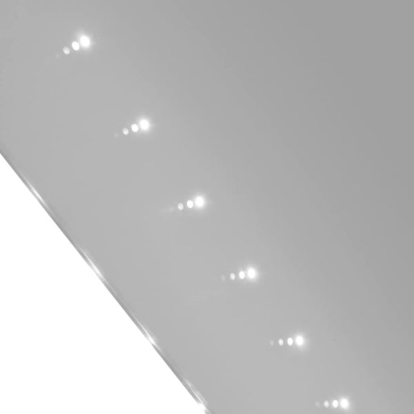Kylpyhuoneen peili LED-valoilla 100x60 cm