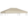 Huvimajan katto 310 g/m² 4x3 m beige