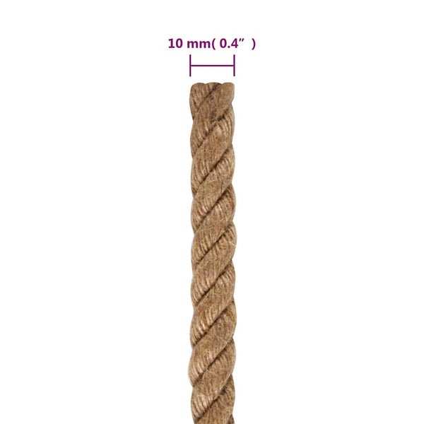 Köysi 100% juutti 10 mm 250 m