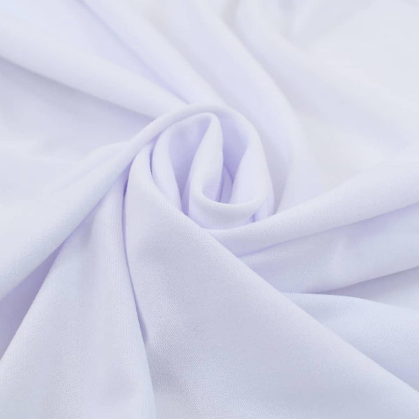 Valkoinen venyvät pöytäliinat Burnichi 183x76x74cm (2 kpl helmalla)
