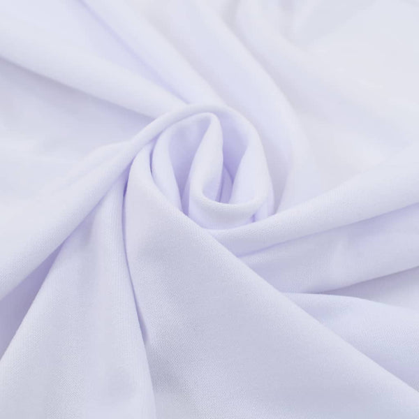 Valkoinen venyvät pöytäliinat Burnichi 243x76x74cm (2 kpl helmalla)