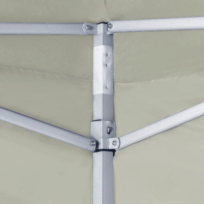 Kokoontaitettava juhlateltta 2 seinää 3x3 m kerma